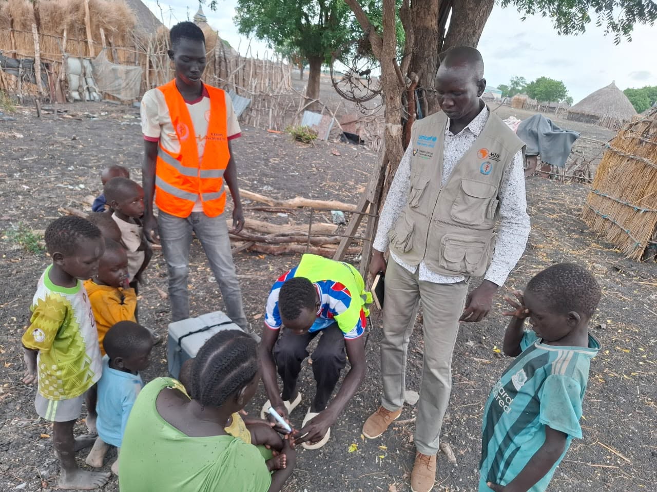 Child immunization during an nOPV vaccination campaign in Baliet County